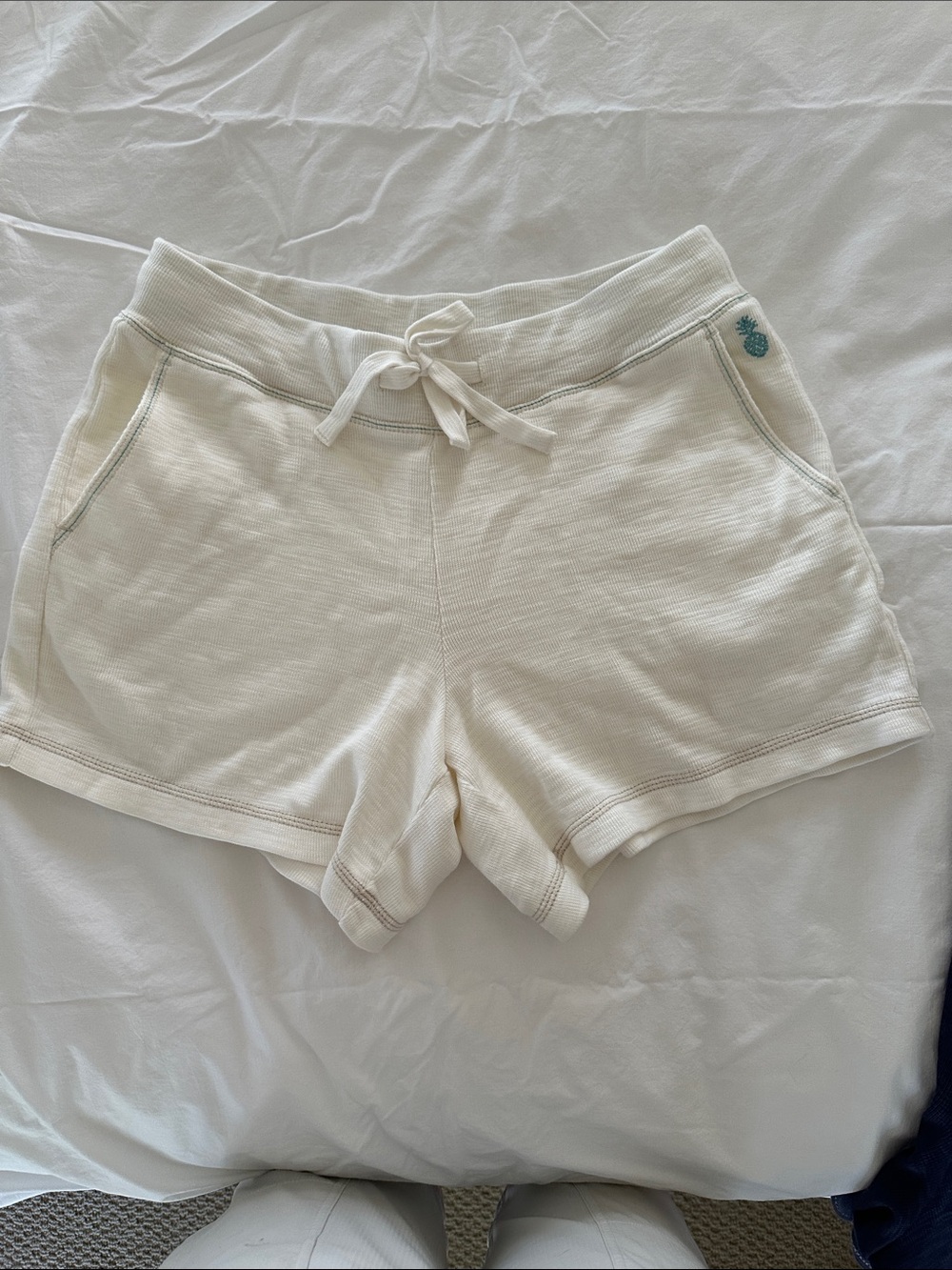 Tommy Bahama Off-White fleece Drawstring Lounge Pants